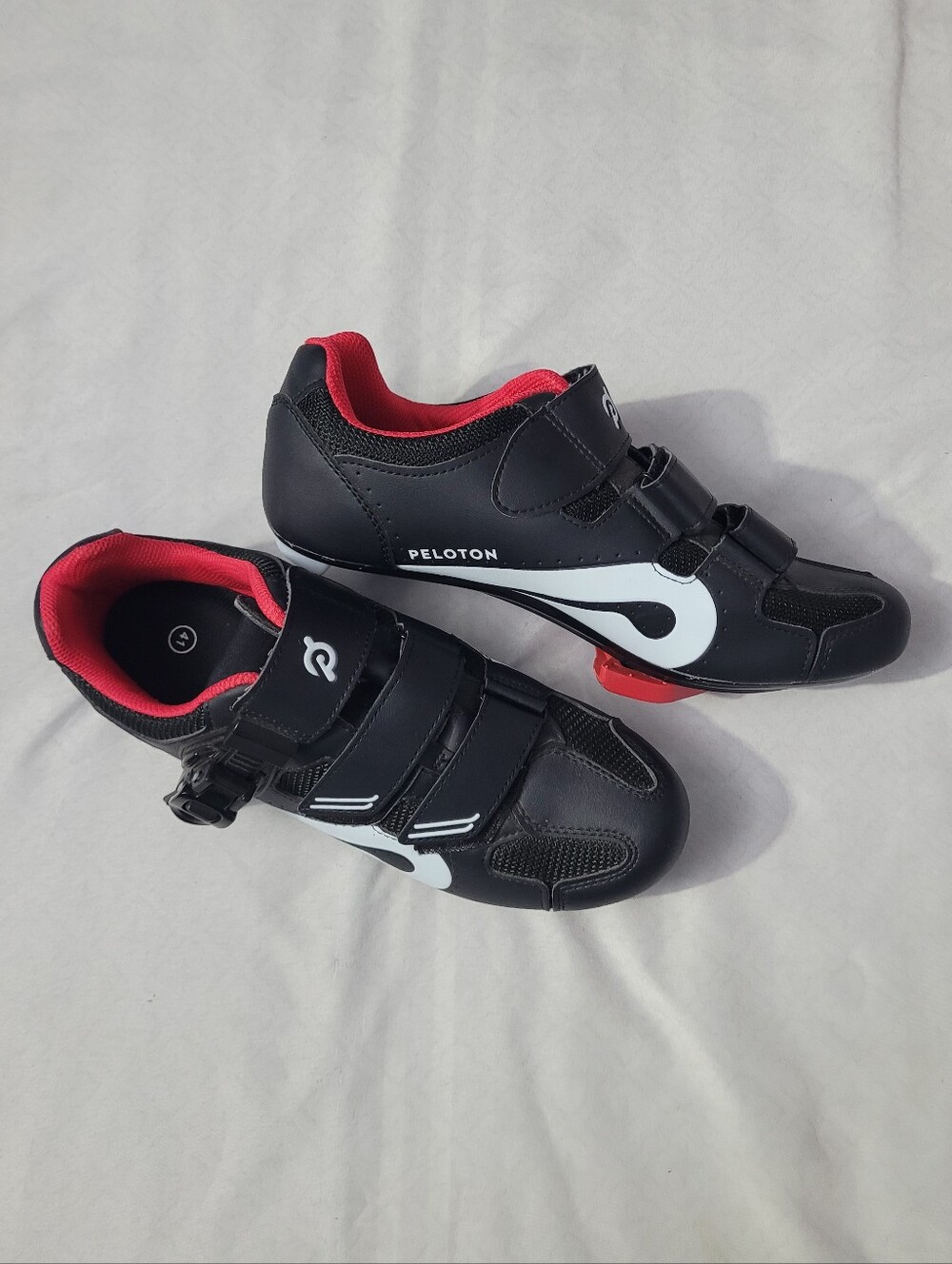 Peloton Black & Red Cycling Shoes